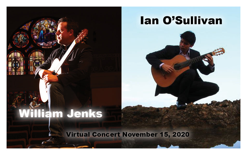William Jenks and Ian O'Sullivan Set to Perform November 15